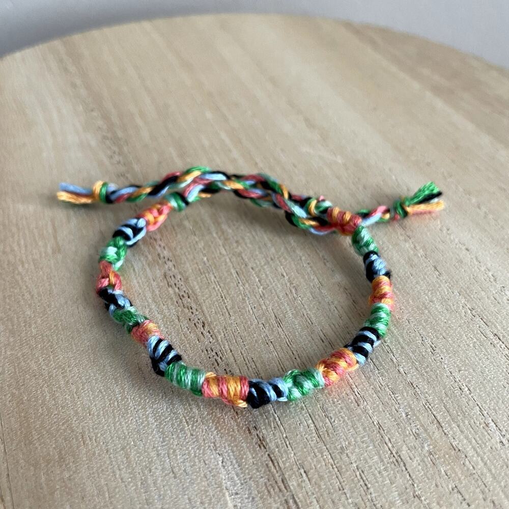 Solstice Bracelet anklet trendy comfortable tie embroidery thread woven gift